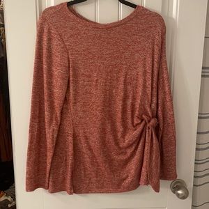 Cable and Guage side tie sweater